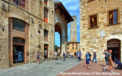 San Gimignano Tower - San Gimignano, Toskana, Italien