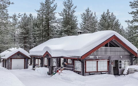 Kerkkälä: Holz, Hütte, Blockhaus, Wald, Schuppen, Gartenbauten, Lärche, Wald, Holzbeize