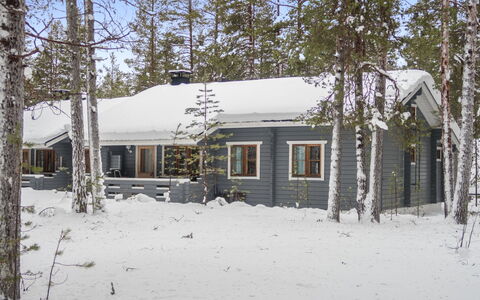 Purnukylä 4: Holz, Zuhause, Hütte, Haus, Einfrieren, Abstellgleis, Winter, Schnee, Wald, Blockhaus