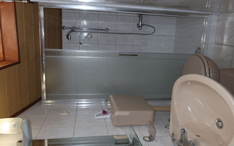 Vir 119: Badezimmer, Interior Design, Sinken, Flooring, Fussboden, Bad Sink, Armatur, Decke, Fahrzeug, Installation