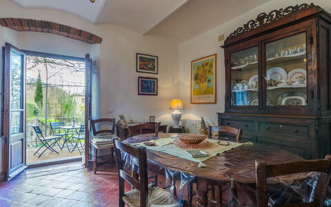 La Terrazza: Möbel, Stuhl, Holz, Tabelle, Interior Design, Küche & Esszimmer Tisch, Esszimmer, Flooring, Beleuchtung, Decke