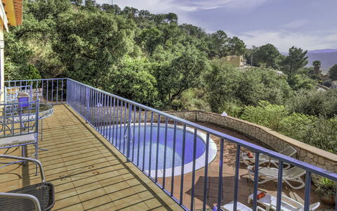 La Teulada: Schwimmbad, Resort, Balkon, Eco Hotel, Zaun, Schatten, Geländer, Villa, Estate, Gartenmöbel
