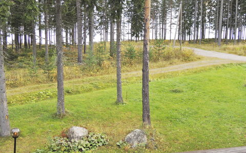 Purnuranta B: Holz, Hütte, Blockhaus, Wald, Schuppen, Gartenbauten, Lärche, Wald, Holzbeize