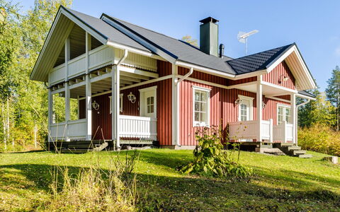 Käränkämökki: Holz, Hütte, Blockhaus, Wald, Schuppen, Gartenbauten, Lärche, Wald, Holzbeize
