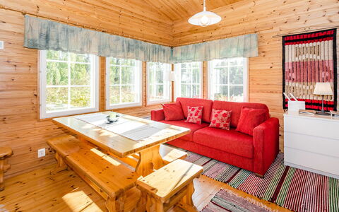 Käränkämökki: Holz, Hütte, Blockhaus, Wald, Schuppen, Gartenbauten, Lärche, Wald, Holzbeize