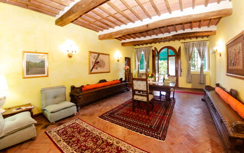Villa Il Borghetto: Eigentum, Zimmer, Gebäude, Interior Design, Decke, Möbel, Wohnzimmer, Grundeigentum, Haus, Estate