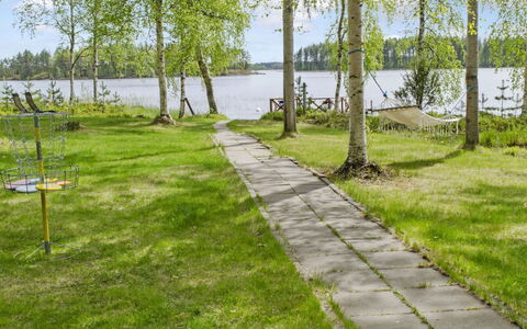 Honkaniemi: Holz, Hütte, Blockhaus, Wald, Schuppen, Gartenbauten, Lärche, Wald, Holzbeize