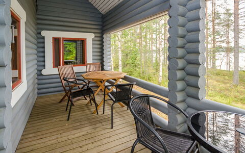 Kissankello: Decke, Hartholz, Blockhaus, Planke, Holzbeize, Daylighting
