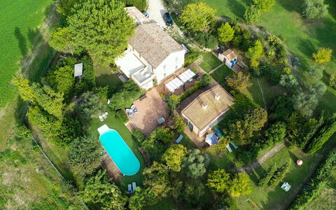 La Villa Di Ostra: Vogelperspektive, Luftaufnahmen, Landschaft, Estate, Urban Design, Fotografie, Wohngebiet, Grundeigentum, Grundstueck, Haus