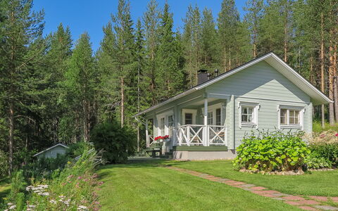 Sipukka: Holz, Hütte, Blockhaus, Wald, Schuppen, Gartenbauten, Lärche, Wald, Holzbeize
