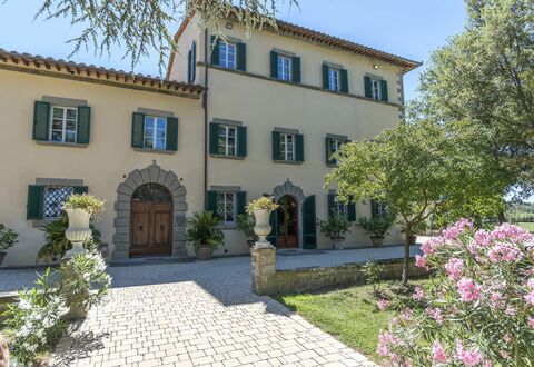 Villa Ivana - Cortona: Eigentum, Gebäude, Haus, Grundeigentum, Zuhause, Estate, Villa, Villa, Nachbarschaft, Baum