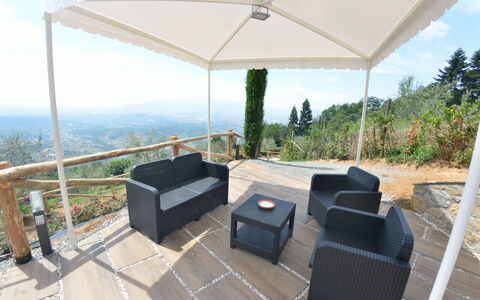 Villa Orchidea: Eigentum, Grundeigentum, Haus, Zimmer, Möbel, Terrasse, Zuhause, Gebäude, Schatten, Estate
