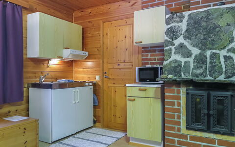 Lemmenliekki 3: Holz, Hütte, Blockhaus, Wald, Schuppen, Gartenbauten, Lärche, Wald, Holzbeize