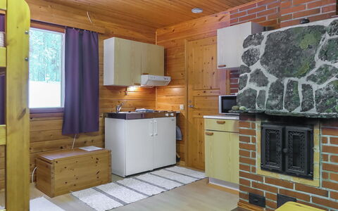 Lemmenliekki 3: Holz, Hütte, Blockhaus, Wald, Schuppen, Gartenbauten, Lärche, Wald, Holzbeize
