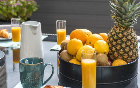 Les Terrasses de la Plage: Essen, Obst, Brunch, Zutat, Frühstück, Pflanze