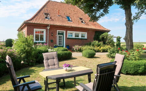 Huuske am Polder: Eigentum, Haus, Zuhause, Gebäude, Grundeigentum, Garten, Hütte, Garten, Dach, Hinterhof