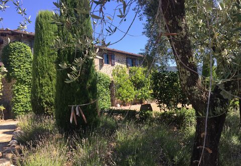 Macennere: Vegetation, Eigentum, Baum, Haus, Himmel, Gebäude, Strauch, Graspflanze, Ländliches Gebiet, Die Architektur