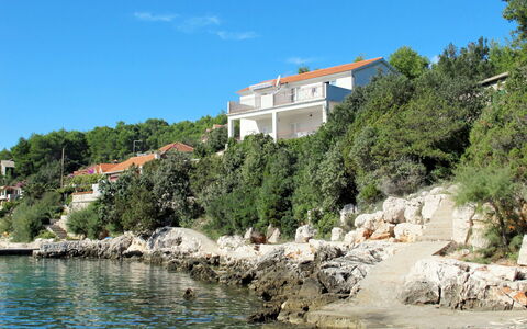 Hvar Kalober 616: Wasser, Bank, Fluss, \Fels, Baum, Wasserlauf, Meer, Wasserweg, Geologisches Phänomen, Küste