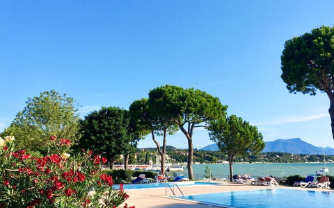 Front Lake Resort le Corti del Lago: Wasser, Himmel, Pflanze, Blume, Schwimmbad, Baum, Arecales, Küsten Und Ozeanische Forms, Natürliche Landschaft, Freizeit