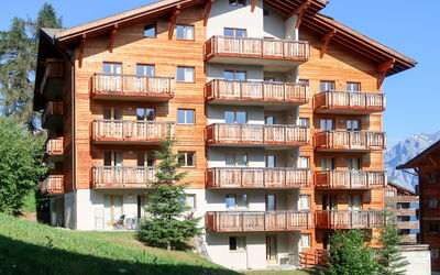 Nendaz 703: Gebäude, Eigentum, Wohnung, Wohngebiet, Grundeigentum, Haus, Eigentumswohnung, Fassade, Zuhause, Die Architektur
