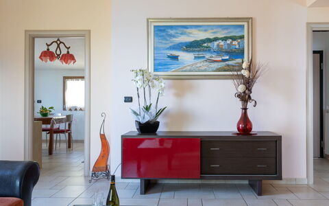 Villa Ginestra: Zimmer, Möbel, Interior Design, Wohnzimmer, Eigentum, Wand, Tabelle, Haus, Gebäude, Zuhause