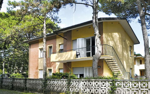 Bibione 632: Haus, Eigentum, Zuhause, Gebäude, Grundeigentum, Die Architektur, Hütte, Wohngebiet, Baum, Nachbarschaft