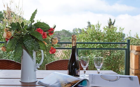 Guardistallo 639: Wolke, Tabelle, Eigentum, Himmel, Geschirr, Blume, Möbel, Flasche, Pflanze, Drinkware