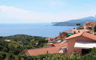 Capoliveri 620: Eigentum, \Stadt, Dorf, Dach, Gebäude, Himmel, Küste, Urlaub, Haus, Meer