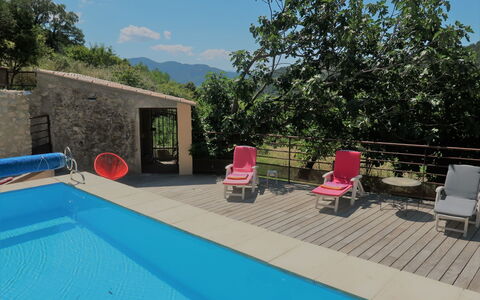 Chaud'Abri: Eigentum, Schwimmbad, Haus, Freizeit, Grundeigentum, Zuhause, Urlaub, Hinterhof, Gebäude, Villa
