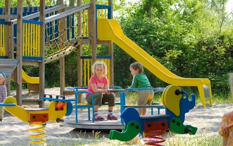 Rosolina Mare 620: Pflanze, Baum, Rutsche, Spielplatz, Freizeit, Spass, Sommer, Erholung, Spielmittel, Gras
