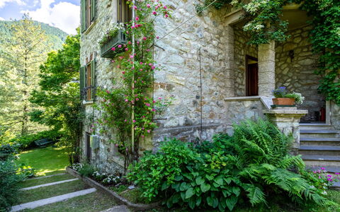 Villa Biino: Pflanze, Eigentum, Gebäude, Fenster, Himmel, Grün, Wolke, Vegetation, Blume, Biome