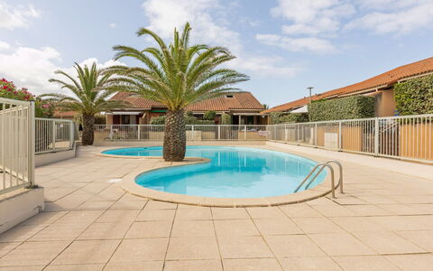 Capbreton 190: Wohngebiet, Schwimmbad, Resort, Schatten, Gartenmöbel, Hazienda, Eco Hotel, Villa, Hotel