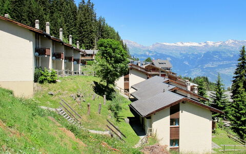Thyon-Les Collons 626: Bergforms, Berg, Eigentum, Haus, Gebirge, Alpen, Bergstation, Grundeigentum, Bergdorf, Die Architektur