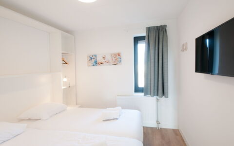 Oesterdam Resort: Zimmer, Eigentum, Möbel, Bett, Schlafzimmer, Interior Design, Gebäude, Decke, Haus, Fussboden
