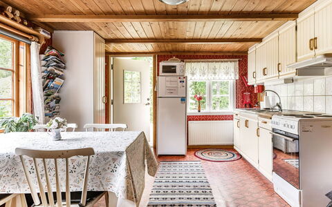 Röshult: Möbel, Cabinetry, Fenster, Countertop, Holz, Interior Design, Gebäude, Küche, Tabelle, Fussboden
