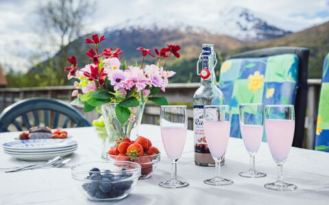 Elvehuset: Geschirr, Drinkware, Kelche, Tabelle, Weinglas, Barware, Essen, Servierware