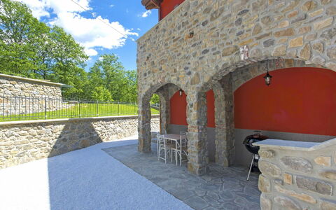 Agr. Castello della Mugazzena: Eigentum, Gebäude, Wand, Haus, Grundeigentum, Zimmer, Die Architektur, Estate, Baum, Steinwand