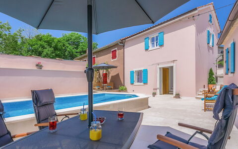 Mala Mare: Eigentum, Blau, Gebäude, Haus, Zuhause, Grundeigentum, Zimmer, Urlaub, Möbel, Terrasse