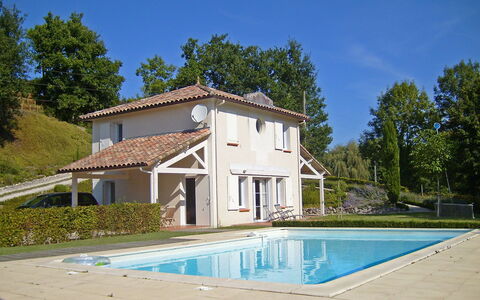 Lapeyriere: Eigentum, Haus, Schwimmbad, Zuhause, Gebäude, Grundeigentum, Villa, Wohngebiet, Estate, Die Architektur