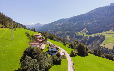 Gerlosblick: Pflanze, Himmel, Berg, Natürliche Landschaft, Steigung, Baum, Grundstueck, Freizeit, Gras, Wiese
