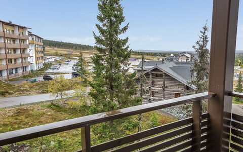 Villa Ylläs 302: Wohnung, Balkon, Lärche, Winter, Pine Familie, Abstellgleis