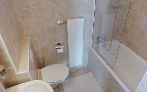 Marmousets 2: Badezimmer, Eigentum, Fliese, Zimmer, Toilleten Sitz, Wand, Armatur, Fussboden, Toilette, Die Architektur