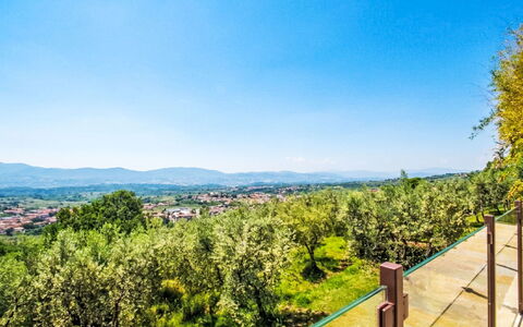 Reggello 867: Blau, Natur, Horizont, Natürliche Landschaft, Hügel, Landschaft, Bergstation, Frühling, Morgen, Sonnenlicht