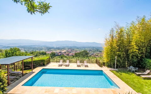 Reggello 867: Schwimmbad, Blau, Resort, Eco Hotel, Garten, Schatten, Freizeit, Gartenmöbel, Landscaping, Water Feature