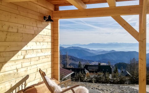 Hütte Gimpel: Zimmer, Strahl, Schlafzimmer, Holz, Blockhaus, Gebäude, Interior Design, Haus, Dach, Möbel