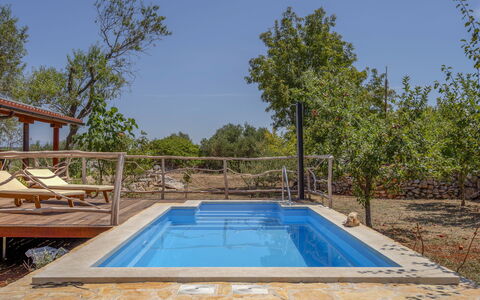 Marijo: Schwimmbad, Eigentum, Grundeigentum, Haus, Zuhause, Urlaub, Freizeit, Baum, Estate, Gebäude