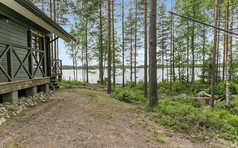Kantri: Holz, Hütte, Blockhaus, Wald, Schuppen, Gartenbauten, Lärche, Wald, Holzbeize