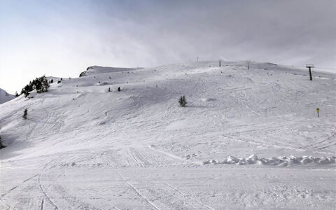 Almhaus Galisch: Schnee, Piste, Winter, Geologisches Phänomen, Berg, Steigung, Himmel, Glazialmorphologie, Terrain, Alpen