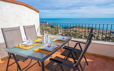 Moraira 905: Eigentum, Möbel, Zimmer, Tabelle, Balkon, Gebäude, Grundeigentum, Urlaub, Haus, Wohnung