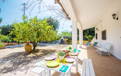 Villa Mediterranea: Eigentum, Gelb, Grundeigentum, Zimmer, Gebäude, Haus, Tabelle, Interior Design, Möbel, Urlaub